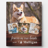 Plaque de collage photo personnalisée pour mémoria (Devant)