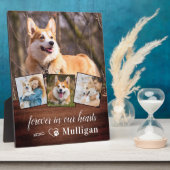 Plaque de collage photo personnalisée pour mémoria (Côté)