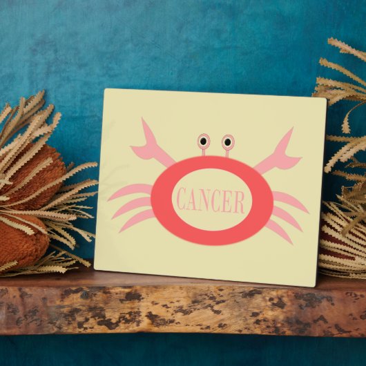 Plaque de crabe de l'étoile cancéreuse (Côté)