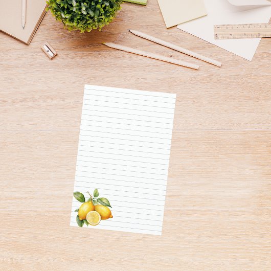 Plaque de cuisson doublée citrons page mini classe