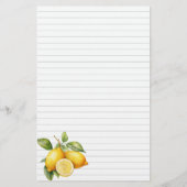 Plaque de cuisson doublée citrons page mini classe (Dos)