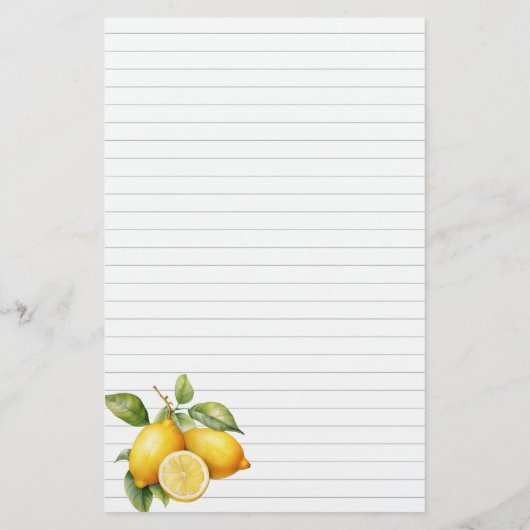 Plaque de cuisson doublée citrons page mini classe (Dos)