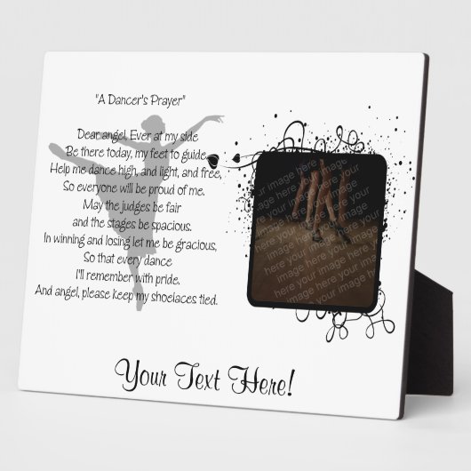 Plaque de danse de prière d'une danseuse (Côté)