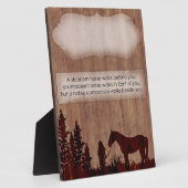 Plaque de décrochage de citation à cheval personna (Côté)