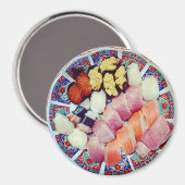 Plaque de délicieux Sushi Refrigerator Magnet (Recto/Verso)