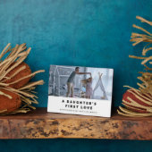 Plaque de Fête des pères d'Amour Première Fille (Côté)