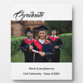 Plaque de fin d'études (Devant)