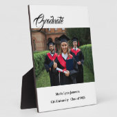 Plaque de fin d'études (Côté)