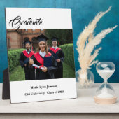 Plaque de fin d'études (Côté)