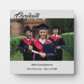 Plaque de fin d'études (Devant)