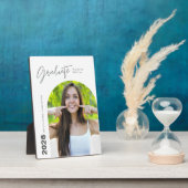 Plaque de fin d'études avec photo (Côté)