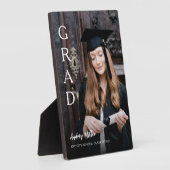 Plaque de fin d'études avec photo (Côté)