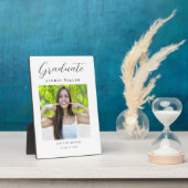 Plaque de fin d'études avec photo (Côté)