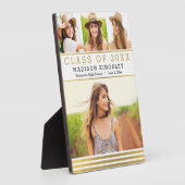 Plaque de graduation Classic Stripes (Côté)