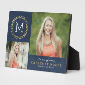 Plaque de graduation de la première version modifi (Côté)