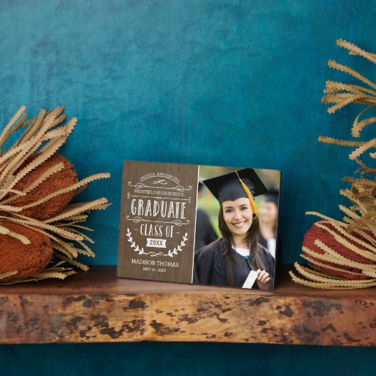 Plaque de graduation naturelle (Côté)