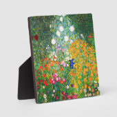 Plaque de jardin fleurie Gustav Klimt (Recto)
