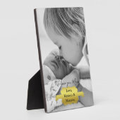 Plaque de la Fête des Mères au minimalisme d'or (Côté)