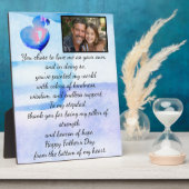 Plaque de la journée des Pères du coeur (Côté)