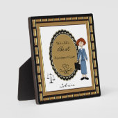 Plaque de la meilleure avocate du monde (Recto)