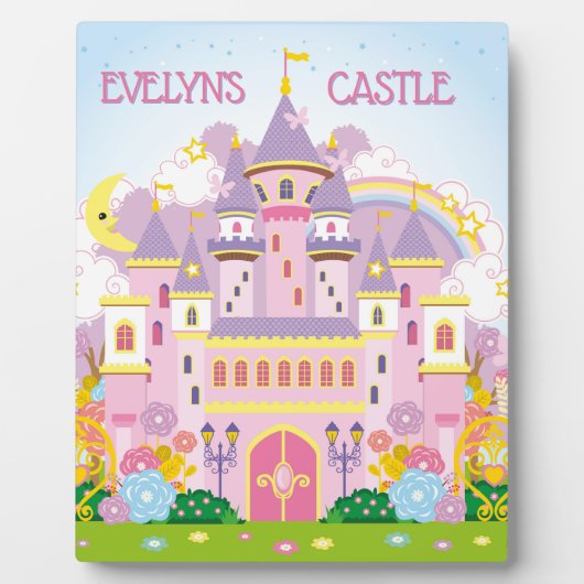 Plaque de la table du décor du château Princess (Devant)