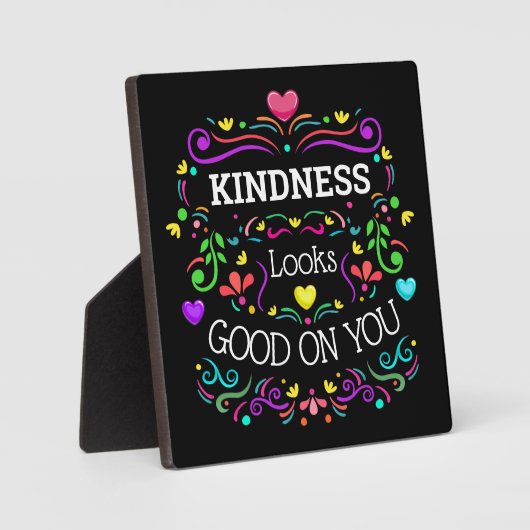 Plaque de la table KINDNESS (Recto)