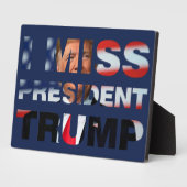Plaque de la tabletop Président Trump avec de l'Ea (Côté)