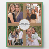 Plaque de la tablette Collage photo simple de fami (Devant)