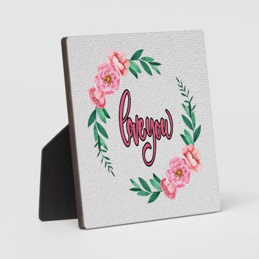 PLAQUE DE L'AMOUR (Recto)