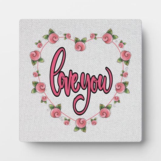 PLAQUE DE L'AMOUR (Devant)