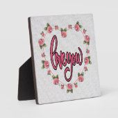 PLAQUE DE L'AMOUR (Recto)