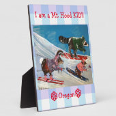 Plaque de l'équipe de ski Mme Elizabeth (Côté)