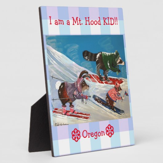 Plaque de l'équipe de ski Mme Elizabeth (Côté)