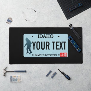 Plaque de licence Idaho Sasquatch