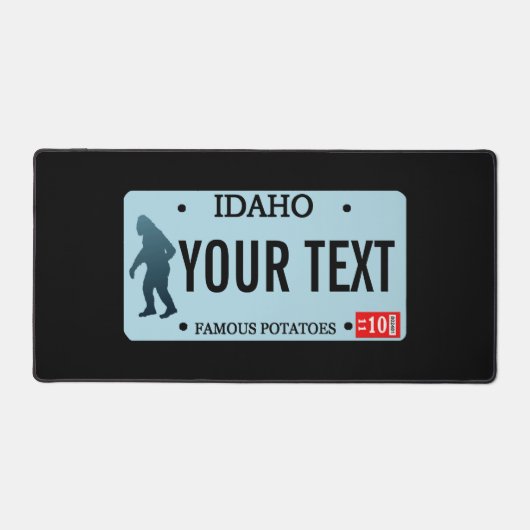Plaque de licence Idaho Sasquatch (Recto)