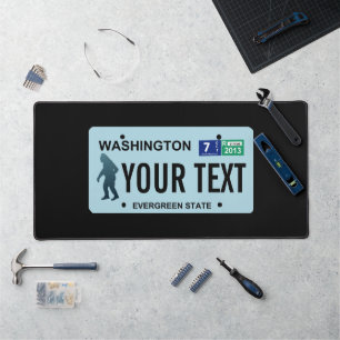 Plaque de licence Washington Sasquatch