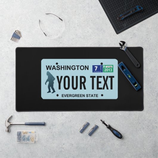 Plaque de licence Washington Sasquatch (Poste de travail)
