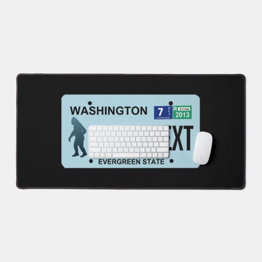 Plaque de licence Washington Sasquatch (Clavier et souris)