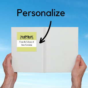 Plaque de livre étiquette autocollants bibliothèqu