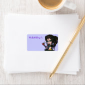 Plaque de livre Étiquette Smartie Pantalon École f (En situation)