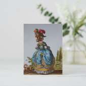 Plaque de mode 18e siècle ~ Invitations de cartes  (Debout devant)