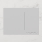 Plaque de mode Rideau ~ Carte postale / Invitation (Dos)