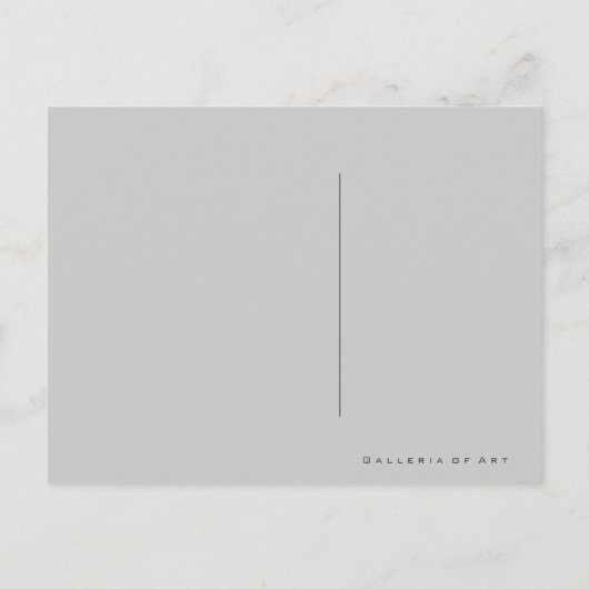 Plaque de mode Rideau ~ Carte postale / Invitation (Dos)