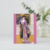 Plaque de mode ~ Robe de carte postale Français Vi (Debout devant)