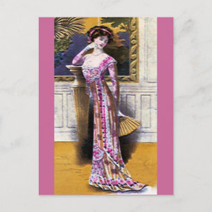 Plaque de mode ~ Robe de carte postale Français Vi
