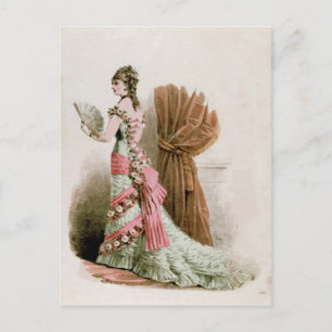 Plaque de mode ~ Robe de carte postale Français Vi