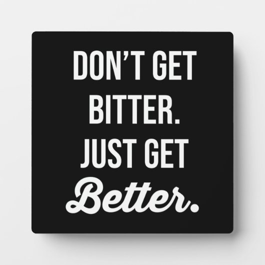 Plaque de motivation de la réussite et de la gym (Devant)