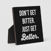 Plaque de motivation de la réussite et de la gym (Recto)