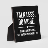 Plaque de motivation de la réussite et de la gym (Recto)