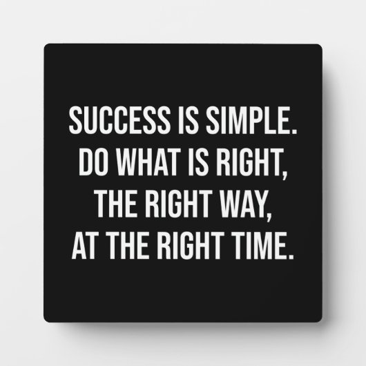 Plaque de motivation de la réussite et de la gym (Devant)